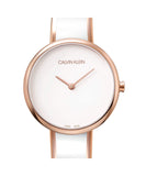 Buy Shop Calvin Klein Seduce White Dial Two Tone Steel Strap Watch for Women - K4E2N616 USA Online