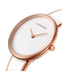 Buy Shop Calvin Klein Seduce White Dial Two Tone Steel Strap Watch for Women - K4E2N616 USA Online