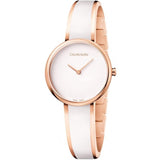 Buy Shop Calvin Klein Seduce White Dial Two Tone Steel Strap Watch for Women - K4E2N616 USA Online