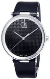 Buy Shop Calvin Klein Sight Black Dial Black Leather Strap Watch for Men - K1S21102 USA Online