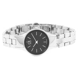 Buy Shop Calvin Klein Simplicity Black Dial Silver Steel Strap Watch for Women - K4323130 USA Online
