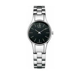 Buy Shop Calvin Klein Simplicity Black Dial Silver Steel Strap Watch for Women - K4323130 USA Online