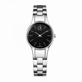 Buy Shop Calvin Klein Simplicity Black Dial Silver Steel Strap Watch for Women - K4323130 USA Online