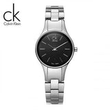 Buy Shop Calvin Klein Simplicity Black Dial Silver Steel Strap Watch for Women - K4323130 USA Online