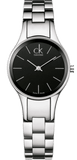 Buy Shop Calvin Klein Simplicity Black Dial Silver Steel Strap Watch for Women - K4323130 USA Online