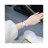 Buy Shop Calvin Klein Simplicity Blue Dial Silver Steel Strap Watch for Women - K432314N USA Online