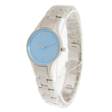 Buy Shop Calvin Klein Simplicity Blue Dial Silver Steel Strap Watch for Women - K432314N USA Online