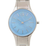 Buy Shop Calvin Klein Simplicity Blue Dial Silver Steel Strap Watch for Women - K432314N USA Online