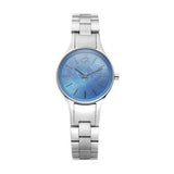 Buy Shop Calvin Klein Simplicity Blue Dial Silver Steel Strap Watch for Women - K432314N USA Online