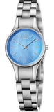 Buy Shop Calvin Klein Simplicity Blue Dial Silver Steel Strap Watch for Women - K432314N USA Online