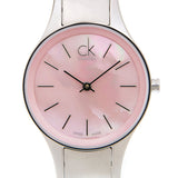 Buy Shop Calvin Klein Simplicity Pink Dial Silver Steel Strap Watch for Women - K432314E USA Online