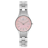 Buy Shop Calvin Klein Simplicity Pink Dial Silver Steel Strap Watch for Women - K432314E USA Online