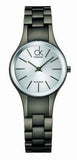 Buy Shop Calvin Klein Simplicity Silver Dial Grey Steel Strap Watch for Women - K4323620 USA Online