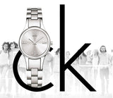 Buy Shop Calvin Klein Simplicity Silver Dial Silver Steel Strap Watch for Women - K4323120 USA Online