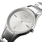 Buy Shop Calvin Klein Simplicity Silver Dial Silver Steel Strap Watch for Women - K4323120 USA Online