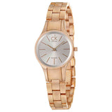Buy Shop Calvin Klein Simplicity White Dial Rose Gold Steel Strap Watch for Women - K4323520 USA Online