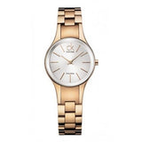 Buy Shop Calvin Klein Simplicity White Dial Rose Gold Steel Strap Watch for Women - K4323520 USA Online