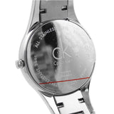 Buy Shop Calvin Klein Simplicity White Dial Silver Steel Strap Watch for Women - K4323126 USA Online