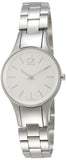 Buy Shop Calvin Klein Simplicity White Dial Silver Steel Strap Watch for Women - K4323126 USA Online