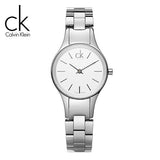 Buy Shop Calvin Klein Simplicity White Dial Silver Steel Strap Watch for Women - K4323126 USA Online