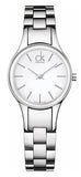 Buy Shop Calvin Klein Simplicity White Dial Silver Steel Strap Watch for Women - K4323126 USA Online
