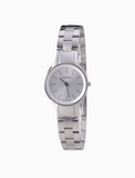 Buy Shop Calvin Klein Simplicity White Dial Silver Steel Strap Watch for Women - K4323185 USA Online