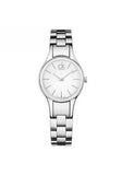 Buy Shop Calvin Klein Simplicity White Dial Silver Steel Strap Watch for Women - K4323185 USA Online