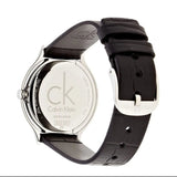 Buy Shop Calvin Klein Skirt Black Dial Black Leather Strap Watch for Women - K2U231C1 USA Online