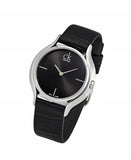 Buy Shop Calvin Klein Skirt Black Dial Black Leather Strap Watch for Women - K2U231C1 USA Online