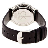Buy Shop Calvin Klein Skirt Black Dial Black Leather Strap Watch for Women - K2U231CS USA Online