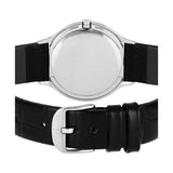 Buy Shop Calvin Klein Skirt Black Dial Black Leather Strap Watch for Women - K2U231CS USA Online