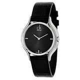 Buy Shop Calvin Klein Skirt Black Dial Black Leather Strap Watch for Women - K2U231CS USA Online