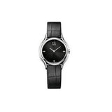 Buy Shop Calvin Klein Skirt Black Dial Black Leather Strap Watch for Women - K2U231CS USA Online