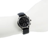 Buy Shop Calvin Klein Skirt Chronograph Black Dial Black Leather Strap Watch for Men - K2U291C1 USA Online