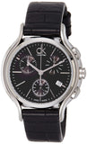Buy Shop Calvin Klein Skirt Chronograph Black Dial Black Leather Strap Watch for Men - K2U291C1 USA Online