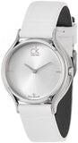 Buy Shop Calvin Klein Skirt White Dial White Leather Strap Watch for Women - K2U231KW USA Online