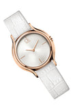 Buy Shop Calvin Klein Skirt White Dial White Leather Strap Watch for Women - K2U236K6 USA Online