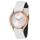 Buy Shop Calvin Klein Skirt White Dial White Leather Strap Watch for Women - K2U236KW USA Online