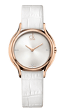 Buy Shop Calvin Klein Skirt White Dial White Leather Strap Watch for Women - K2U236KW USA Online