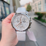 Buy Shop Calvin Klein Skirt White Dial White Leather Strap Watch for Women - K2U291L6 USA Online