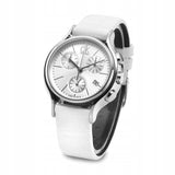 Buy Shop Calvin Klein Skirt White Dial White Leather Strap Watch for Women - K2U291L6 USA Online