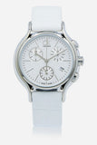 Buy Shop Calvin Klein Skirt White Dial White Leather Strap Watch for Women - K2U291L6 USA Online