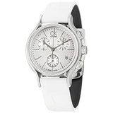 Buy Shop Calvin Klein Skirt White Dial White Leather Strap Watch for Women - K2U291L6 USA Online