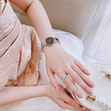 Buy Shop Calvin Klein Snake Black Dial Silver Steel Strap Watch For Women - K6E23141 USA Online