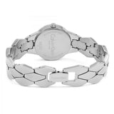 Buy Shop Calvin Klein Snake Silver Dial Silver Steel Strap Watch For Women - K6E23146 USA Online