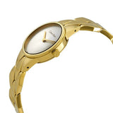 Buy Shop Calvin Klein Snake Silver Dial Yellow Gold Steel Strap Watch For Women - K6E23546 USA Online