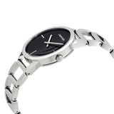 Buy Shop Calvin Klein Stately Black Dial Silver Steel Strap Watch for Women - K3G23121 USA Online