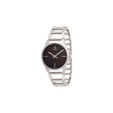 Buy Shop Calvin Klein Stately Black Dial Silver Steel Strap Watch for Women - K3G23121 USA Online