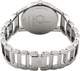 Buy Shop Calvin Klein Stately Black Dial Silver Steel Strap Watch for Women - K3G2312S USA Online