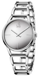 Buy Shop Calvin Klein Stately Silver Dial Silver Steel Strap Watch for Women - K3G23128 USA Online